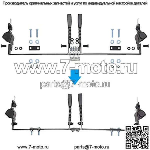 Комплект ремней безопасности для гольф-кара 42 дюйма с кронштейном, универсальный размер 35 x 6,9 дюйма, подходит для 2 пассажиров EZGO TXT Yamaha Club Car DS Precedent - Image 3