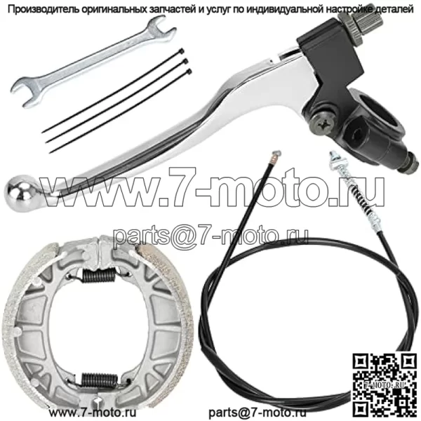 Тормозные колодки 105 мм, 7/8 дюйма, поворотная ручка акселератора, комплект дроссельной заслонки для Predator 196cc 212cc 6,5 л.с. Coleman CT200U CT200U-EX BT200X Baja Warrior Heat MB165 MB200 Massimo Mini Bike - Image 4