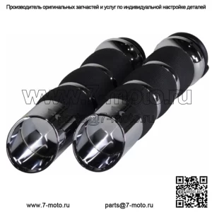 Пара ручек на воздушной подушке Chrome Werks Edge, хром TBW Harley Touring Softail 2008+ (Для: Harley-Davidson)