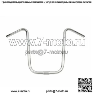 НАСТОЯЩИЙ ВИНТАЖНЫЙ РУЛЬ LOWRIDER CLASSIC STEEL 15 ДЮЙМОВ, ВЫСОКОЙ U, 25,4 ММ, ХРОМ.