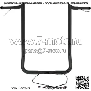 Yaffe Wired 16" Black Monkey Bagger Ape Вешалки для руля Harley Touring B (Для: Harley-Davidson)