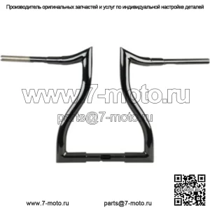LA Choppers 1-1/2 дюйма, 14 дюймов, черный руль Hammerhead Harley Road Glide King 15-20 (Для: Harley-Davidson)
