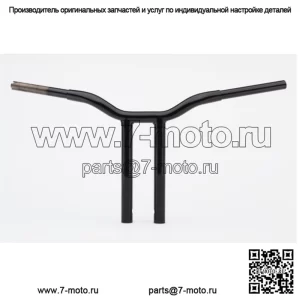 LA Choppers 1 1/4" Black Kage Fighter 10" Т-образные рули Прямые рули Harley FXD (Для: Harley-Davidson)