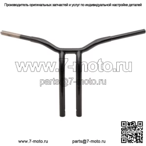 LA Choppers 1 1/4" Black Kage Fighter 16" T-образные рули с откидным рулем Harley FXD (Для: Harley-Davidson)