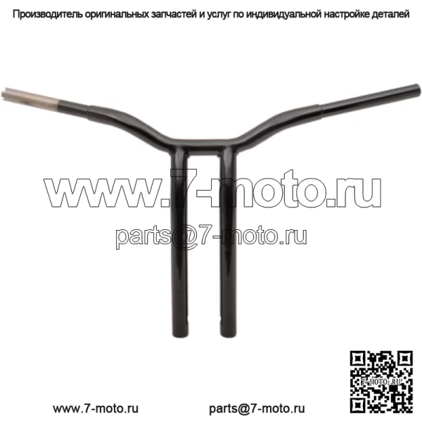 LA Choppers 1 1/4" Black Kage Fighter 16" T-образные рули с откидным рулем Harley FXD (Для: Harley-Davidson)