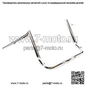Factory 47 14-дюймовый хромированный руль Assault 1,5-дюймовый Harley Touring Street Electra Glide (для: Harley-Davidson)