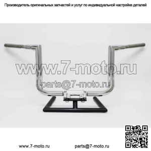 Полированные 10-дюймовые рули KST Kustoms Patriot Bagger Harley Touring Batwing (для: Harley-Davidson)