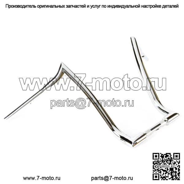Подвеска для руля Factory 47 Nomad Ape, 1-1/2 дюйма, 16 дюймов, хромированная, Harley Softail (для: Harley-Davidson)