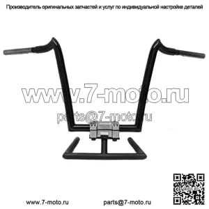 Рули KST Kustoms Satin Black 14 дюймов Renegade для Harley FLTR Softail Dyna XL (для: Harley-Davidson)