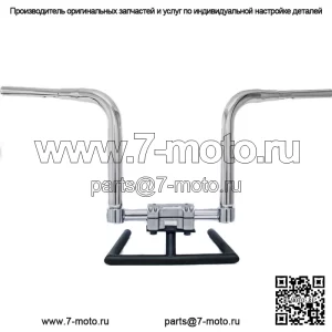Полированные 10-дюймовые рули KST Kustoms Pioneer Harley Road King Glide Touring (для: Harley-Davidson)