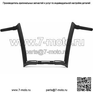 Руль Paul Yaffe Black 12 OEM Monkey Ape Bar Harley Touring Road King Glide (Для: Harley-Davidson)