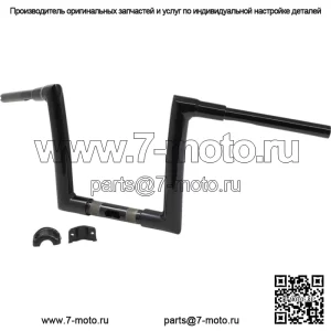 Руль Todd's Cycle 10 дюймов Apes Black 1-1/2 дюйма Harley Road Glide 15-21 (Для: Harley-Davidson)