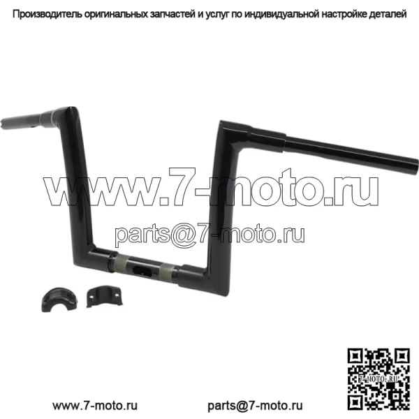 Руль Todd's Cycle 10 дюймов Apes Black 1-1/2 дюйма Harley Road Glide 15-21 (Для: Harley-Davidson)