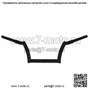 Paul Yaffe Originals OEM, черные 6-дюймовые рули Monkey Drag Bar Рули Harley (Для: Harley-Davidson)