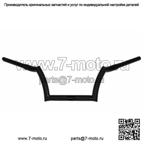 Paul Yaffe Originals OEM, черные 6-дюймовые рули Monkey Drag Bar Рули Harley (Для: Harley-Davidson)