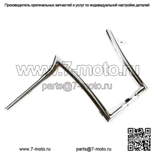 Руль Factory 47 Signature Ape Hanger 14 дюймов 1-1/4 дюйма, хромированный Harley FLTR 15-22 (для: Harley-Davidson)