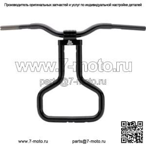LA Choppers 1 1/4 дюйма 18 дюймов Black Kage Fighter Руль с Т-образным стержнем Harley Road Glide 15+ (Для: Harley-Davidson)
