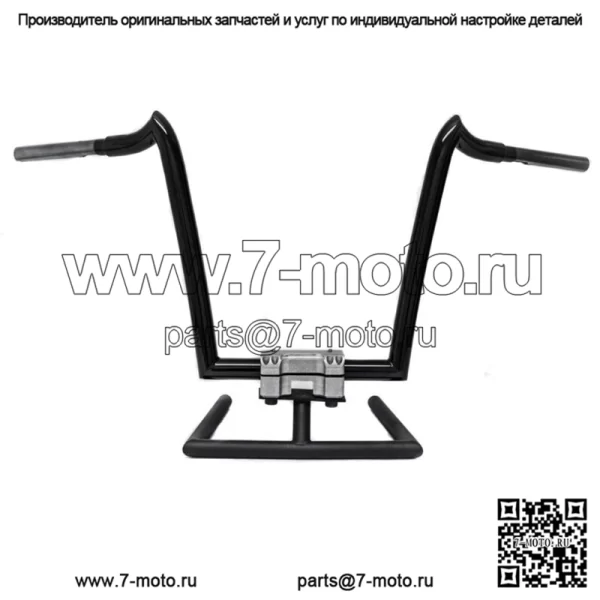 Рули KST Kustoms Satin Black 16 дюймов Renegade для Harley FLTR Softail Dyna XL (для: Harley-Davidson)