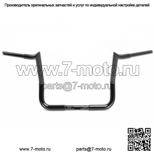 Черные 10-дюймовые рули Paul Yaffe Originals Monkey Bar Harley Touring Bagger (для: Harley-Davidson)