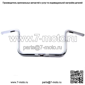 Хромированные рули 1 дюйм 9 1/4 дюйма Вешалки Ape Harley Touring Bagger Dresser 96-17 (Для: Harley-Davidson)