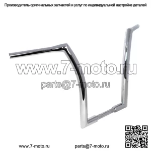 12-дюймовые хромированные вешалки Fat Monster Ape Руль Apes Harley Softail Dyna Sportster (Для: Harley-Davidson)