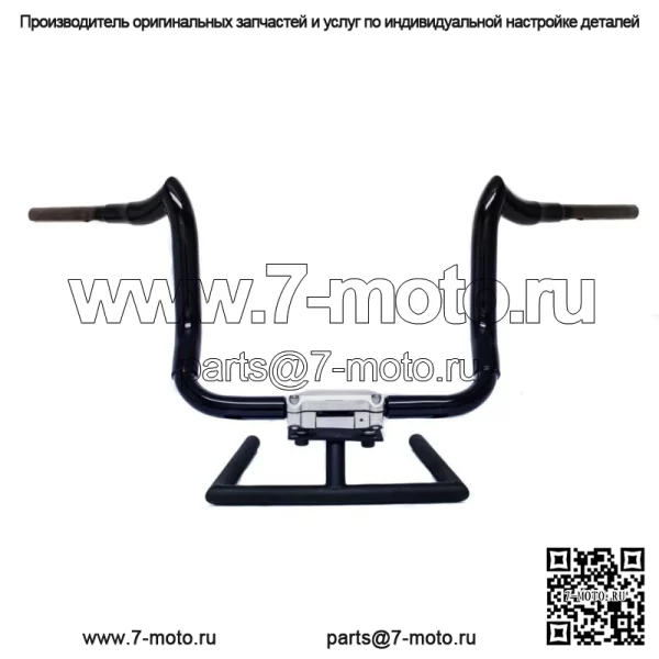 KST Kustoms Gloss Black 14-дюймовые рули Bison Bagger Harley Touring Batwing (Для: Harley-Davidson)