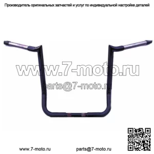 Черные 16-дюймовые рули Monkey Bar Apes Paul Yaffe Originals Harley Touring Bagger (для: Harley-Davidson)