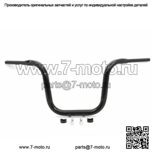 Черный руль 1-1/2 дюйма Road Glide 14 дюймов Multi Riserless Apes Apehangers Harley (Для: Harley-Davidson)