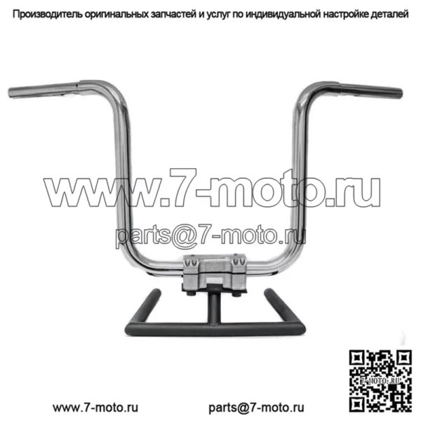 KST Kustoms Polished 16 Straight Jacket Рули руля Harley FLTR Softail Dyna (Для: Harley-Davidson)