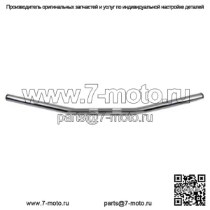 Хромированный руль 30 дюймов с ямочками и зубцами Harley Sportster Dyna Chopper XL (для: Harley-Davidson)