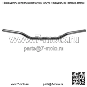 Хромированный 3-дюймовый руль с подъемной рукояткой и плоской гусеницей без ямочек Harley Ironhead Sportster (для: Harley-Davidson)