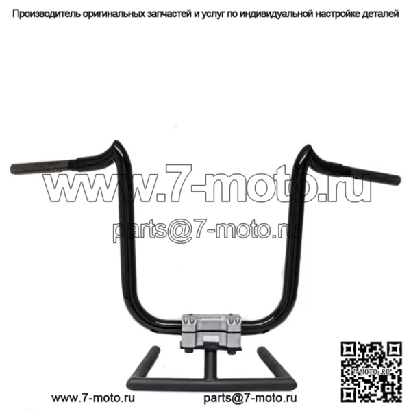 KST Kustoms Satin Black 12 Рули Double Trouble для Harley RG Softail Dyna (Для: Harley-Davidson)