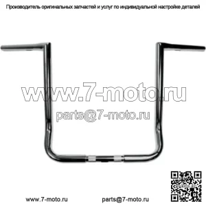 LA Choppers 16-дюймовые хромированные рули Twin Peaks Touring 1,25 дюйма Поворотные рули Harley Batwing (для: Harley-Davidson)