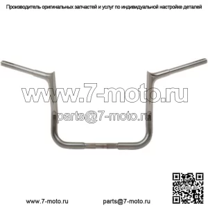 Fat Baggers FBI EZ Install Pointed 1 1/4 Chrome 12 Руль Harley Touring 86+ (Для: Harley-Davidson)