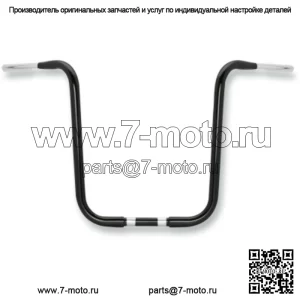 Черные вешалки Burly Brand 18 дюймов 1,25 Gorilla Ape на руль Harley Softail Dyna XL (Для: Harley-Davidson)
