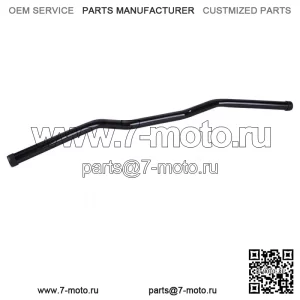 Черные рули для мотоциклов, 1 дюйм, 25 мм, для Harley Honda Chopper Bobber (для: Harley-Davidson)