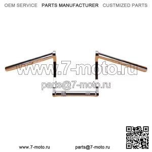 1-дюймовый руль мотоцикла ZBar Drag Bars для Harley Touring Dyna Softail Custom (Для: Harley-Davidson)