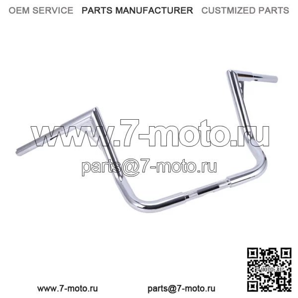 14-дюймовый руль с подъемной подвеской для Harley Touring Baggers FLHTC FLHT 82-2021 (Для: Harley-Davidson)