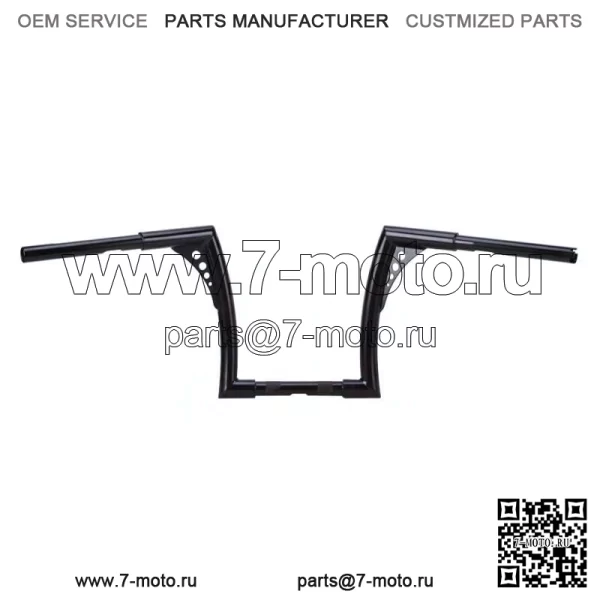 Черные 12-дюймовые вешалки с подъемом на руль для Harley FLST FXST Sportster XL (для: Harley-Davidson)