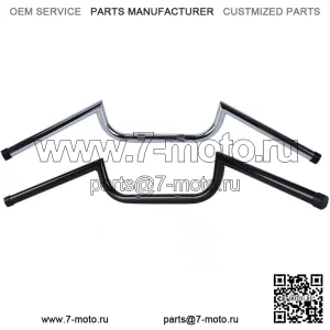 Руль мотоцикла 7/8 дюйма Drag Z для Harley Chopper Bobber Cafe Racer Honda