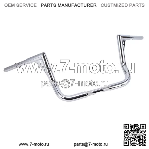 Вешалки с подъемом 12 дюймов, рули 1–1/4 дюйма для Harley Touring Dressers Baggers (для: Harley-Davidson)