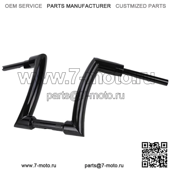 Черные подвески на руль высотой 12 дюймов, высота 1-1/4 дюйма для Harley Sportster 883 1200 (для: Harley-Davidson)