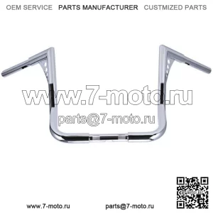 Хромированные 14-дюймовые вешалки для руля, подходят для Harley Touring Electra Glide (для: Harley-Davidson)