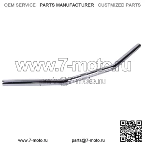 Хромированные рули мотоцикла 1 "25 мм для Harley Honda Suzuki Universal (Для: Harley-Davidson)