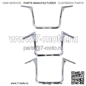 Руль с подъемной подвеской 12, 14, 16 дюймов для туристических комодов Harley FLHTC FLHT 82-21