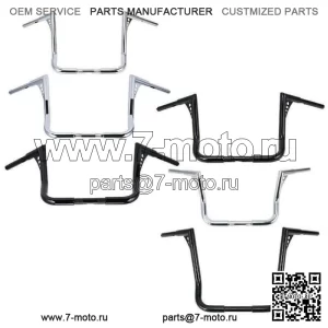Руль с подвеской 12, 14, 16 дюймов для Harley Touring FLHT FLHTC 1982-21