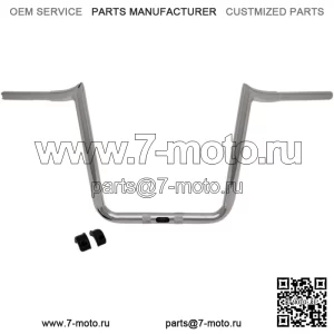 Хромированный руль Hefty Prime Ape 1 1/4 дюйма для Harley FLTRX 15-19 годов (для: Harley-Davidson)