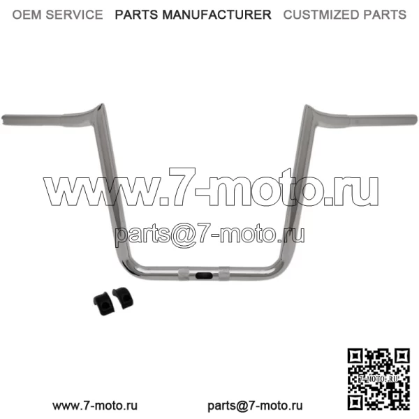 Хромированный руль Hefty Prime Ape 1 1/4 дюйма для Harley FLTRX 15-19 годов (для: Harley-Davidson)