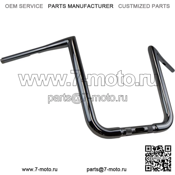 Хромированные 14-дюймовые рули Ape Hanger 15-20 Harley Road Glide FLTRX
