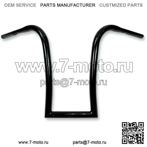 16-дюймовый толстый 1-1/4-дюймовый подвесной руль мотоцикла Ape Hanger для Harley